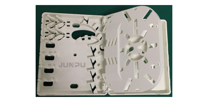 Indoor 4 Ports Fiber Optic Cable Termination Box Wall Type With SC Adapter