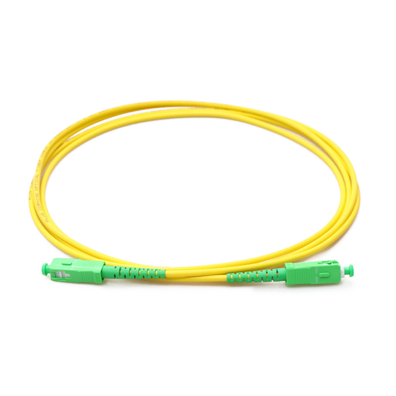 Custom 9 125 Single Mode Fiber Cable Assembly Duplex SC APC - SC APC