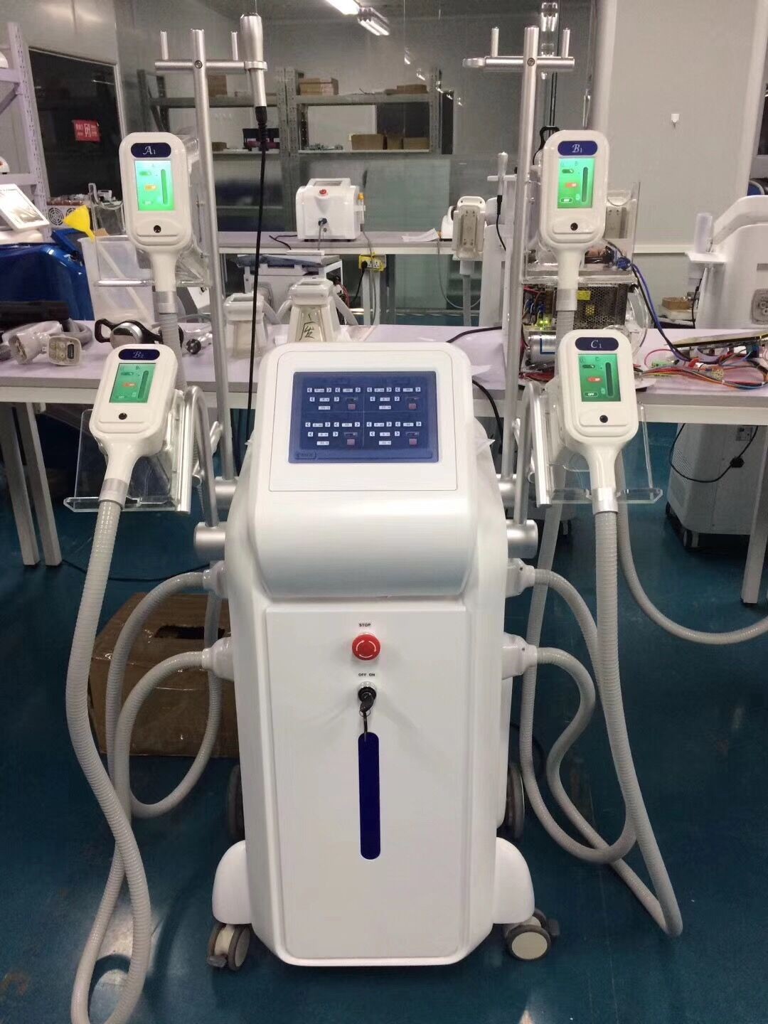 2019 New technology bearty equipment 3 cryo handles lipo cryotherapy