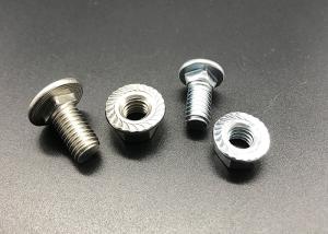 China Carbon Steel M8 Flange Nut Hex Zinc Plated HDG Shank Bolt wholesale