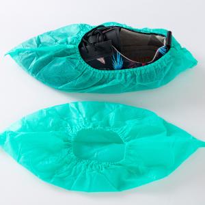 China High Performance Disposable Shoe Cover Non - Skid Polypropylene Pe Cpe Boot Covers wholesale