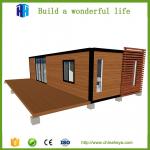 prefabricated expandable 40ft steel container van house luxury for sale