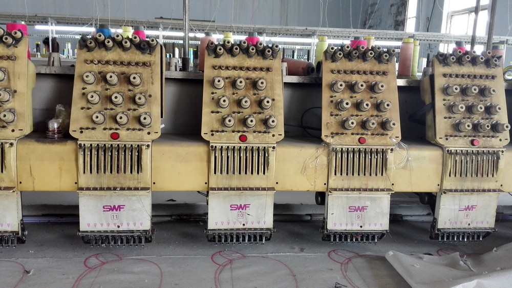 High Speed Electronic Used SWF Embroidery Machine For Cap And T Shirt