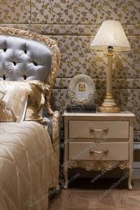 China Luxury Wooden Bedroom Furniture Wood nightstand with drawers FN-103B wholesale