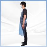 Breathable Soft Blue Disposable PE Apron waterproof medical plastic apron