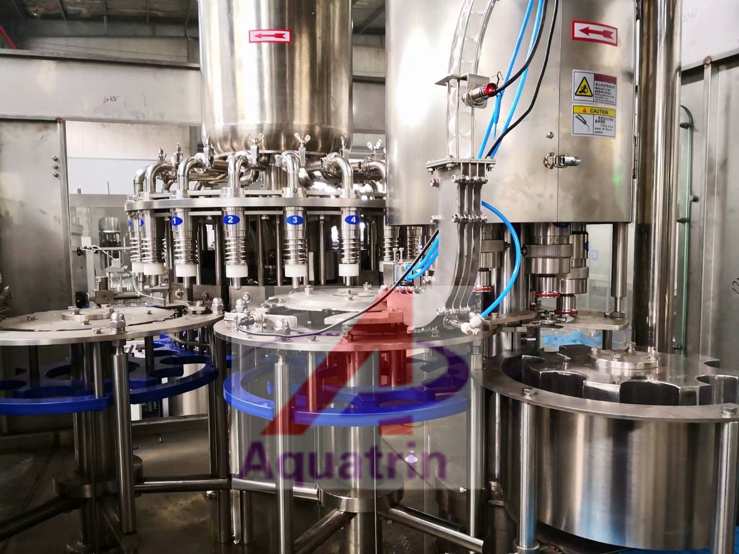 15000BPH 7.5KW Juice Bottle Filling Machine For Beverage Juice Industries