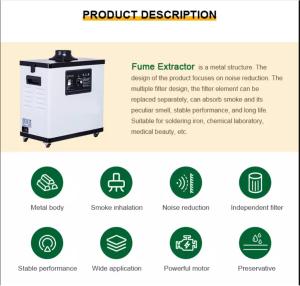 China Fumego Nail Salon Air Purifier 110V Nail Dust Collector wholesale