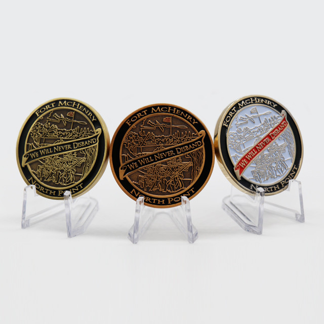 Free Designed High Quality Collectible Metal Craft Double Coin Blanks Custom Souvenir Gift Challenge gold Coin