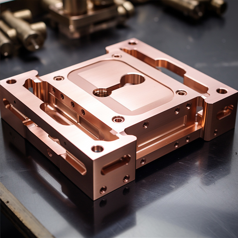 High Precision Copper Auto Parts , CNC Turning Machining Aerospace Components