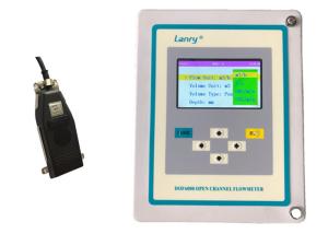China Wall Mounted Ultrasonic Open Channel Flow Meter ±2% Measured Velocity wholesale