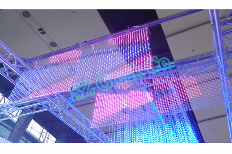 P30 outdoor mesh led for building surface