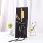 Black Square Cardboard Foldable Luxury Flower Gift Box Flower Packaging Box