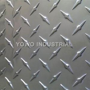 China Patterned 6.0mm 1250*2500mm Aluminum Embossed Sheets wholesale