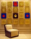 5 Star Hotel Reception Area Furniture Unfolded With Solid Chair