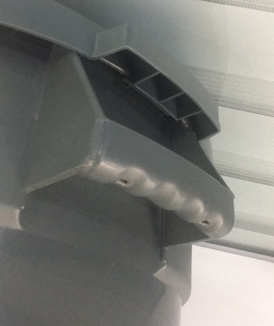 plastic dustbin for kitchen closed 40L Plastic Round Waste bin