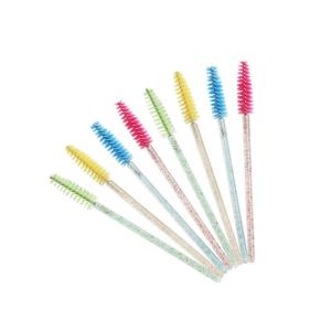China Eyelash Extension Crystal Mascara Brush Disposable Eyelash Brush Brow Lash wholesale