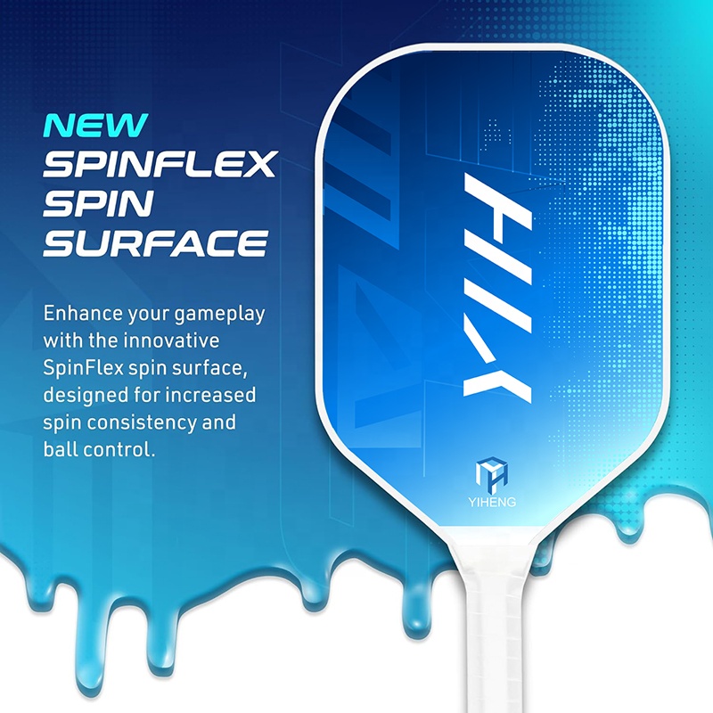 Professional Pickleball Paddles YIH Custom XL Paddle Size and 0.63 inch Thickness