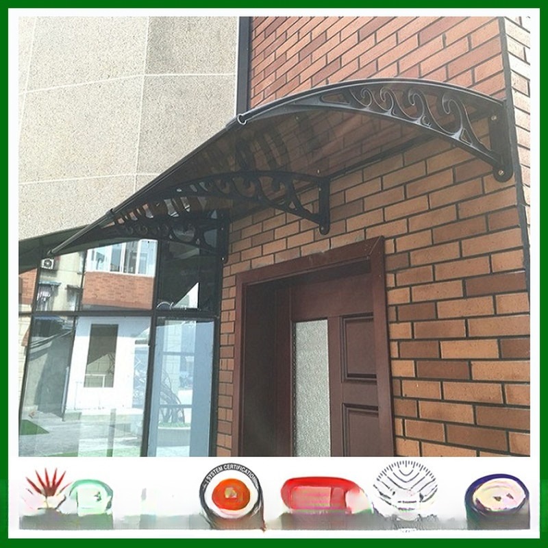 600mm Polycarbonate Awning Canopy Window With Plastic Bracket