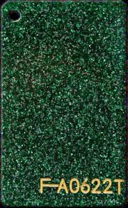China Green Emerald Glitter Acrylic Sheets Impact Resistance Easy To Clean wholesale