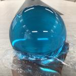 Decorative Transparent Resin Ball , Clear Crystal Ball 100mm