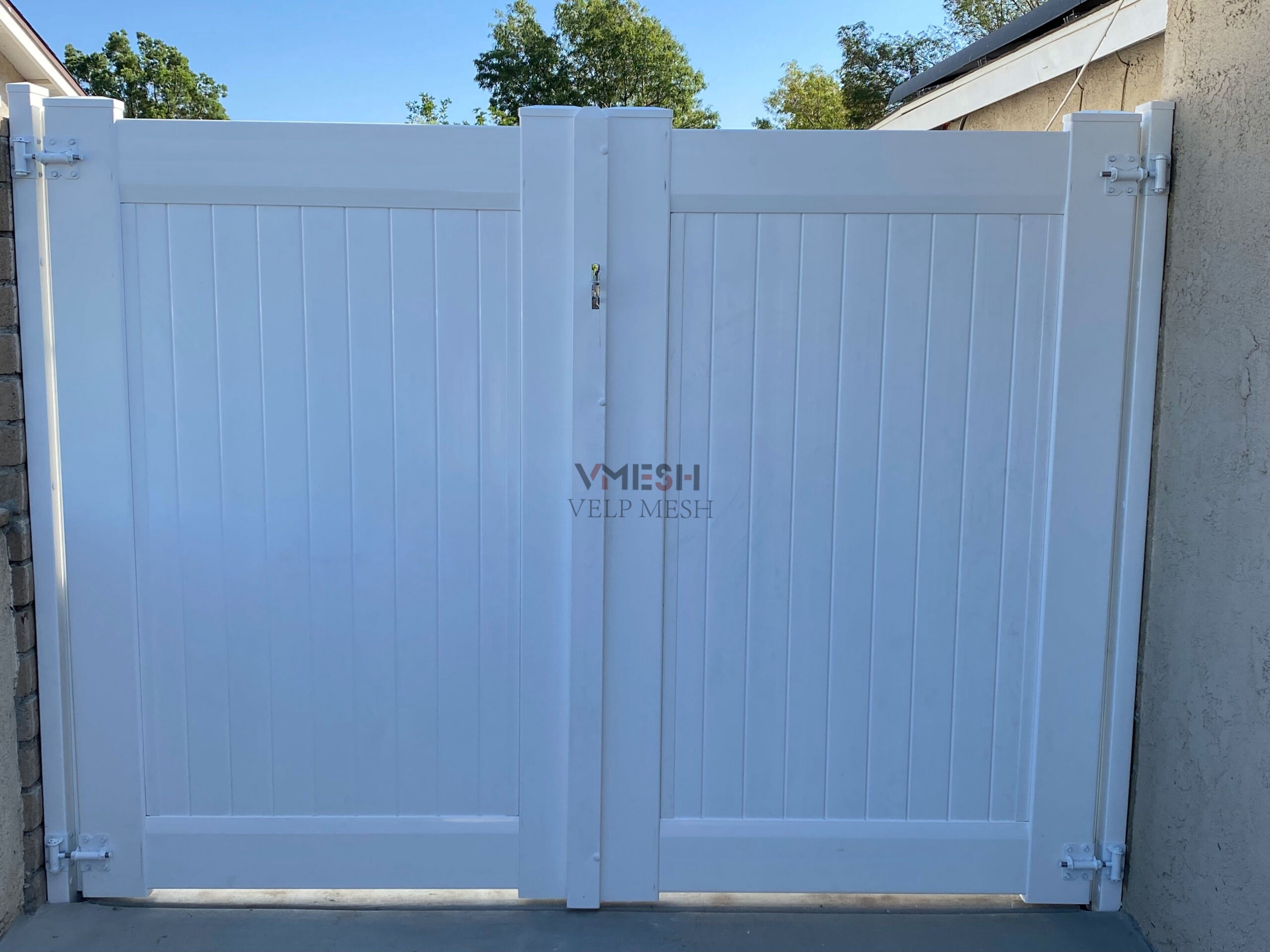 Uv Proof 6x8 Ft Pvc Privacy Fence Panels White Color Durable