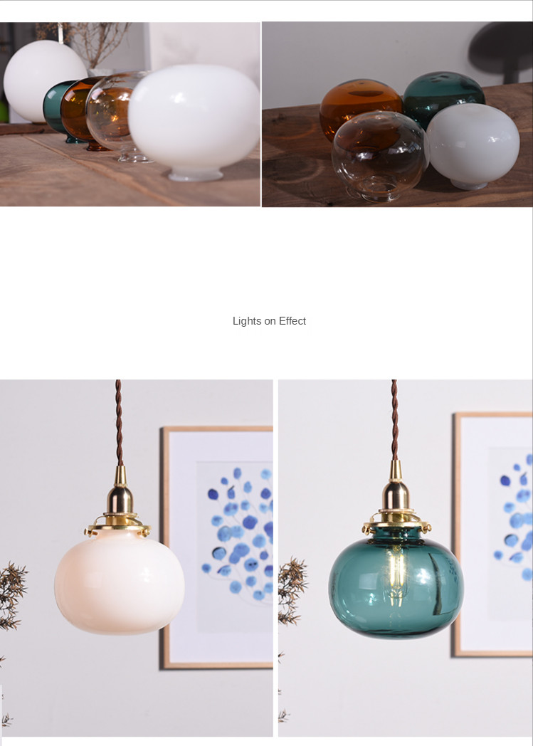 LED Pendant Lights Glass Home Decoration Indoor Lighting Kitchen decoration lights(WH-GP-71)