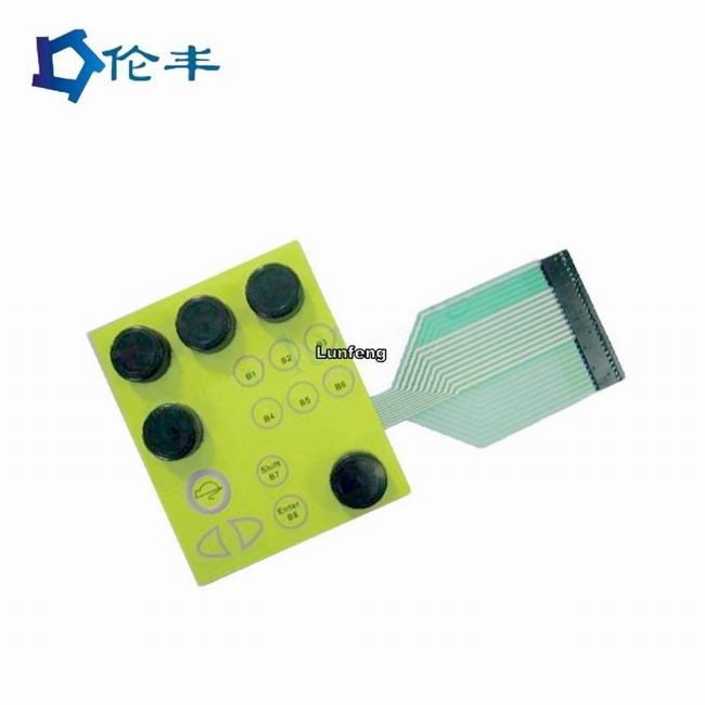 PCB Silicone Rubber Keypad Custom 3M468 Matte Surface Memrbane Keypad