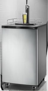 China Electricity Beverage Cooler Refrigerator , Beer Keg Cooler Dispenser 170L wholesale