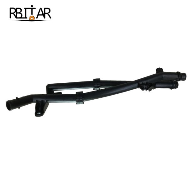 Black A2712002452 A2712002652 Water Pump Cooling Pipe For Mercedes Benz