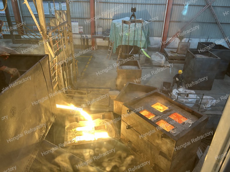 Little MgO Content Zircon Corundum Bricks for Glass Melting Furnace Erosion-Resistant