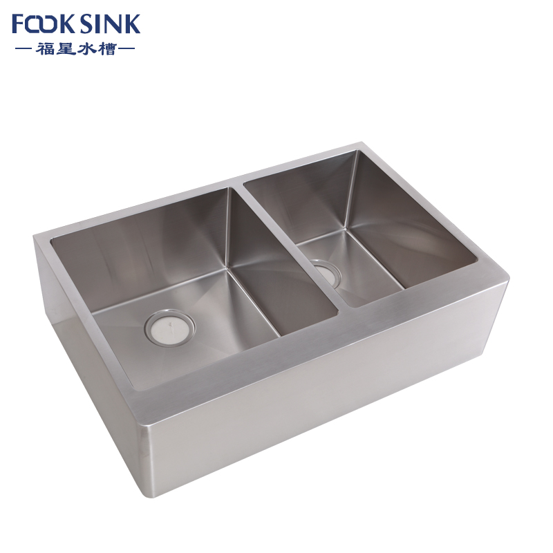 304 SS Apron Style Sink , Undermount Apron Front Sink For Hotel / Restaurant