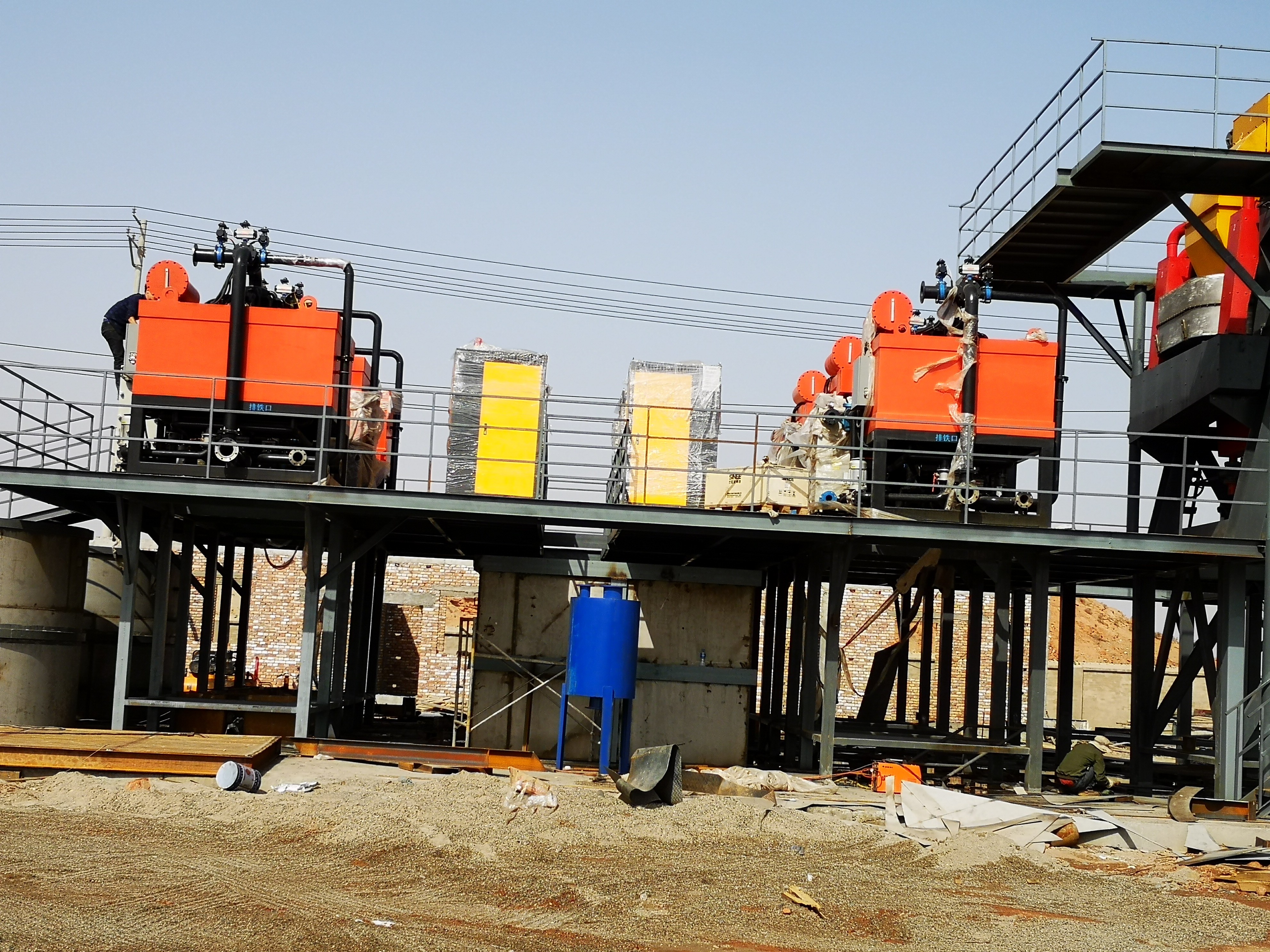 Automatic Water Cooling 180KW 2.5T Electromagnetic Separator with High Output Capacity