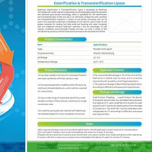 China Esterification and Transesterification Lipase, Biodiesel, Industrial Enzymes wholesale