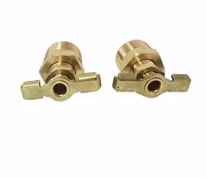 China 1/4&quot; NPT Wing / Petcock Style Drain Valve For Train / Air Horn Tanks wholesale