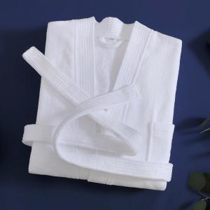 China Quick Dry Knitted Weaving Cotton Luxury Bathrobe For All Season Comfort wholesale