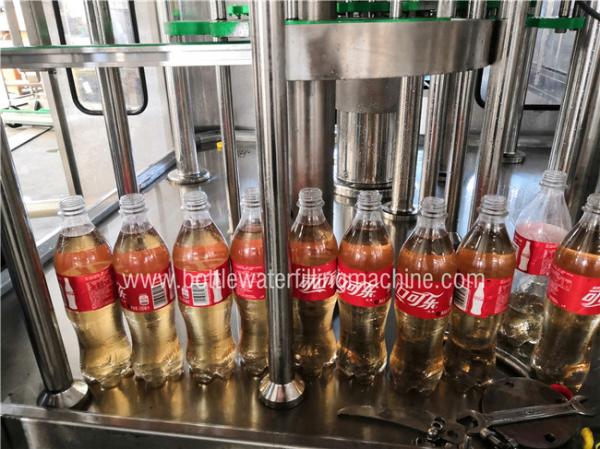 Auto Carbonated Drink Filling Machine , Flavored Energy Drink Juice Bottling