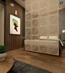 Custom Soundproof Partition Folding Room Divider Movable Lightweight