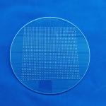 Transparent Quartz Glass Plate Heat Resistance Processing Laser Drilling With