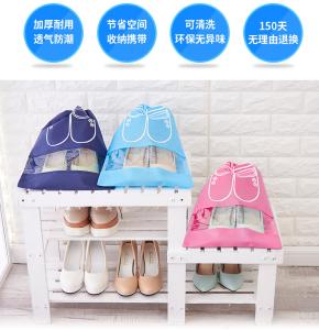 China Colorful Canvas Shoe Storage Bags Dust Prevention With OEM / ODM Services wholesale
