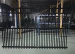 1800mm x 2400mm Garrison Fencing 2100mmx2400mm Panels Stain Black Interpon