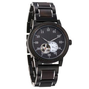 China Luxury Automatic Mens Wrist Watches 3ATM Water Resistant Gold Hollow Skeleton Mechanical wholesale