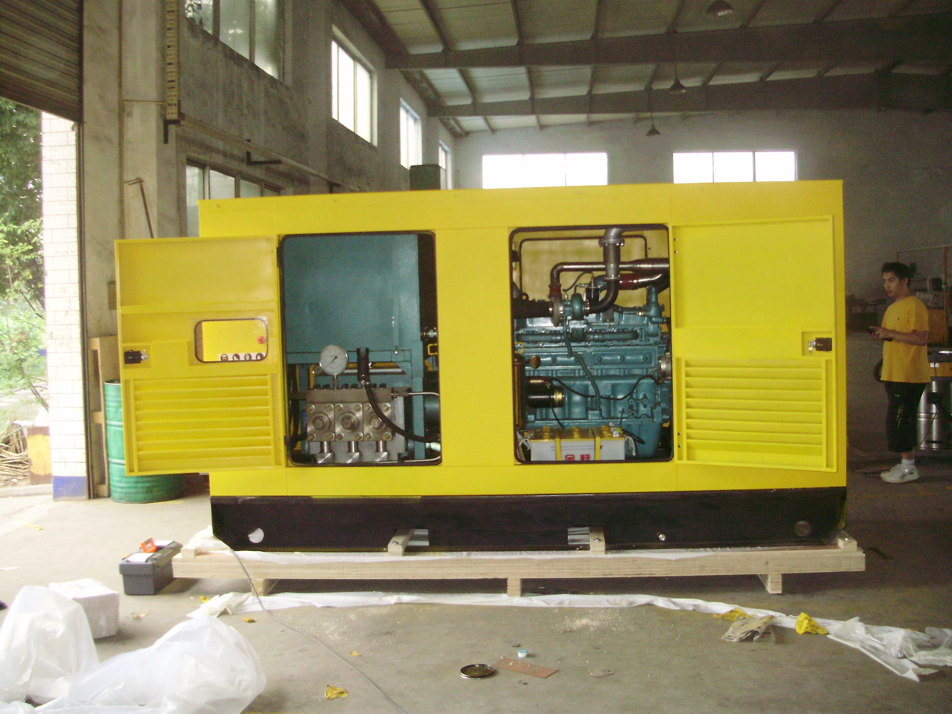 30kw 25MPa Diesel Or Electric Hydro Test Pump Hydrostatic Pressure Test Pumps