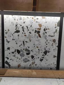 China 1300N Porcelain Terrazzo Look Tiles 9mm Thickness Crazing Resistance wholesale