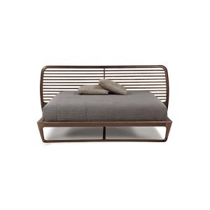 China Nordic Modern Full Size Bed , Patent Design Contemporary Wooden Beds wholesale