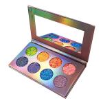 Mix Colors Pressed Glitter Vegan Eyeshadow Palette