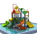 Aqua Park Water House Slide Fiberglass Children Lazy River Equipment