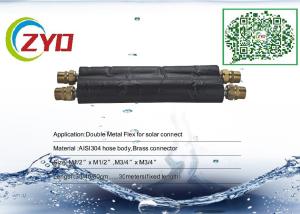 China Stainless Steel Flexible Hose Pipe For Hot Water , EPDM Seal Pad Corrugated Hose wholesale