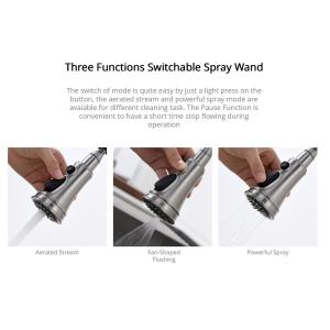 China 18/10 Stainless Steel Smart Kitchen Faucet touch control 5.24L/Min HOMEKA wholesale