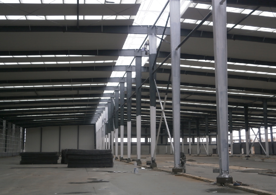 H Beam Pre Engineering Steel Building Steel Structure Industrial Warehouse Construction