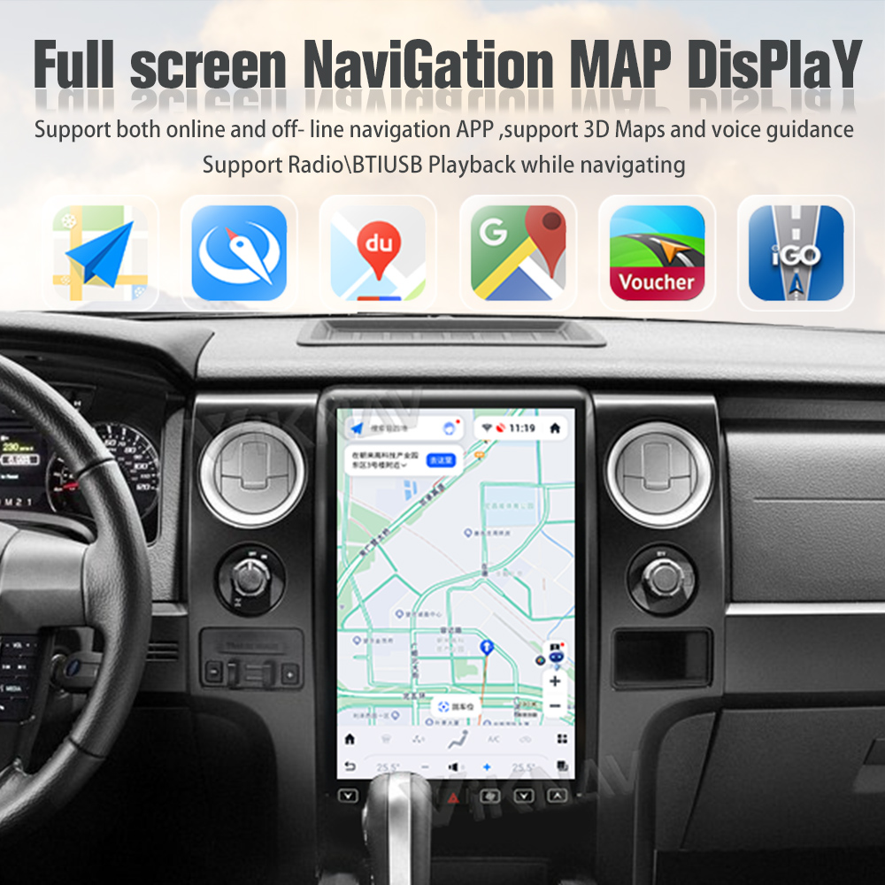 Android 13 Car Radio For Ford F150 2013 - 2014 GPS Autoradio WIFI Carplay Touch Screen Multimeida Player Head Unit